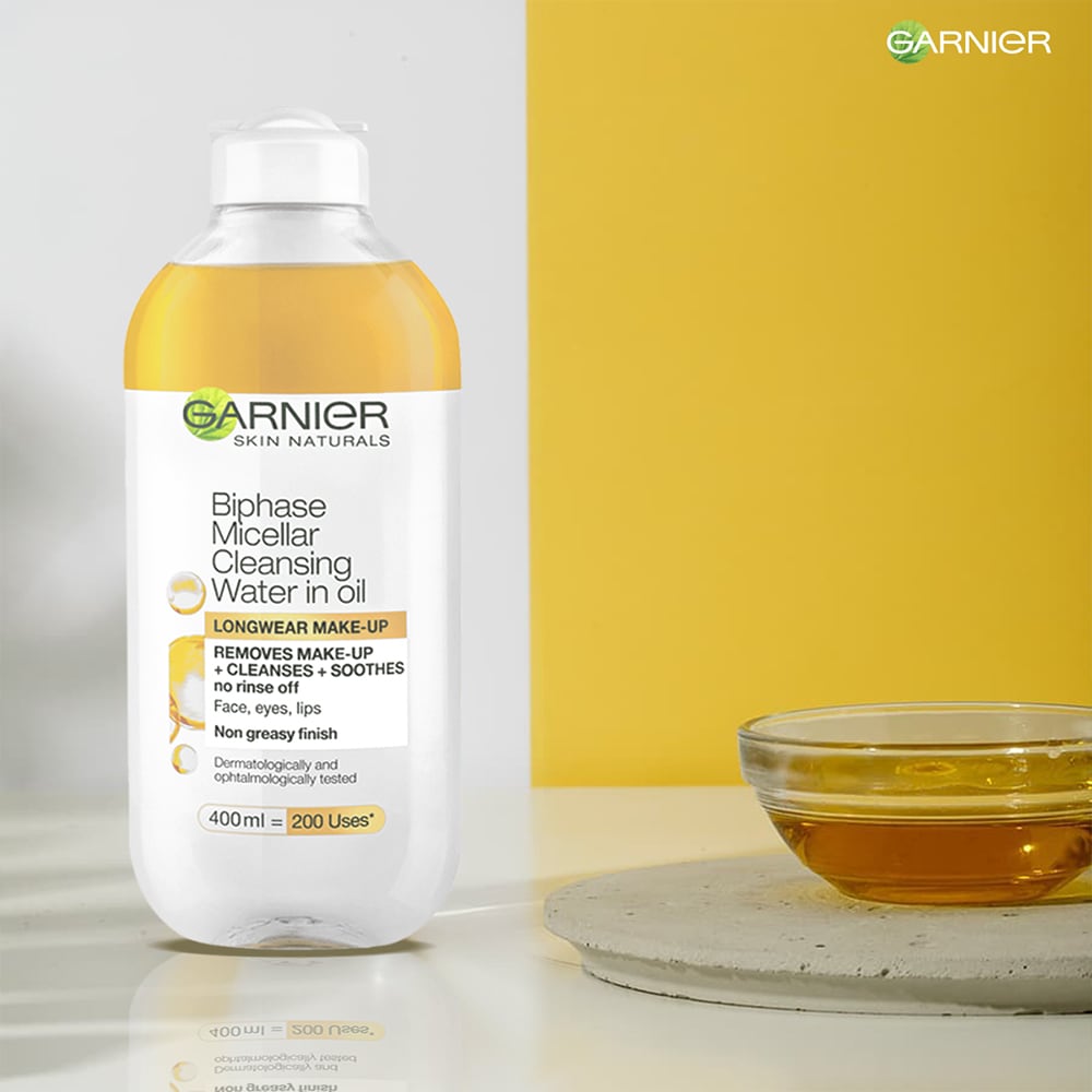 Apa micelara bifazica GARNIER Skin Naturals, 400ml