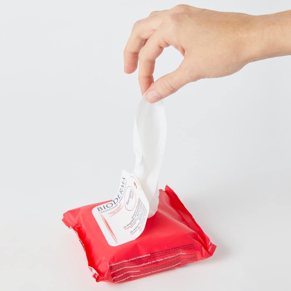 Servetele demachiante BIODERMA Sensibio H2O, 25buc