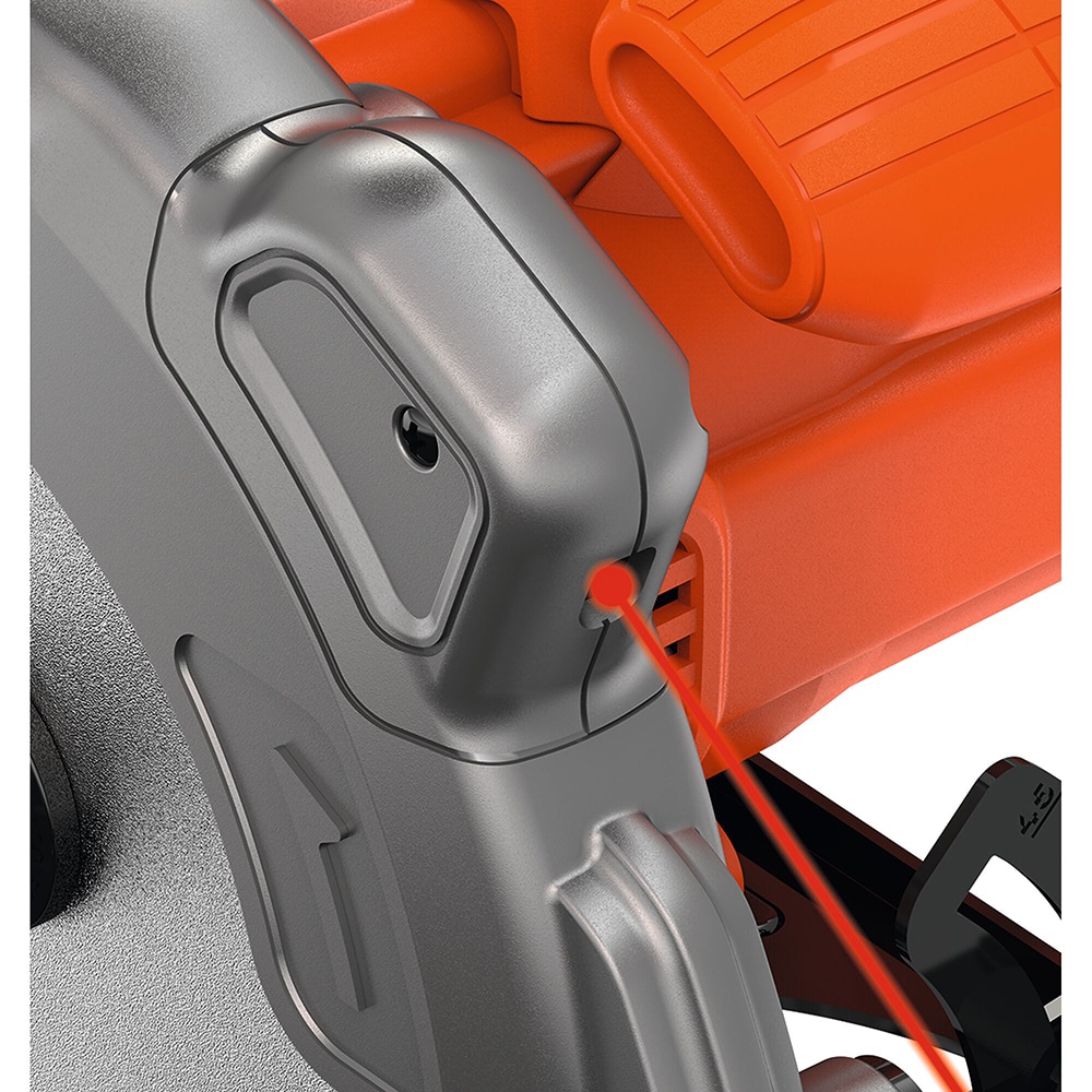 Fierastrau circular BLACK&DECKER CS1250LA, 1250W, 5300RPM, 190mm diametru panza