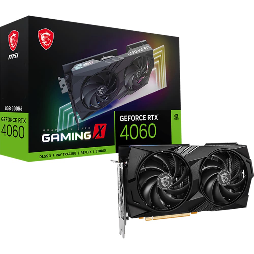 Placa video MSI GeForce RTX 4060 GAMING X 8G, 8GB GDDR6, 128bit, 4060 GAMING X 8G