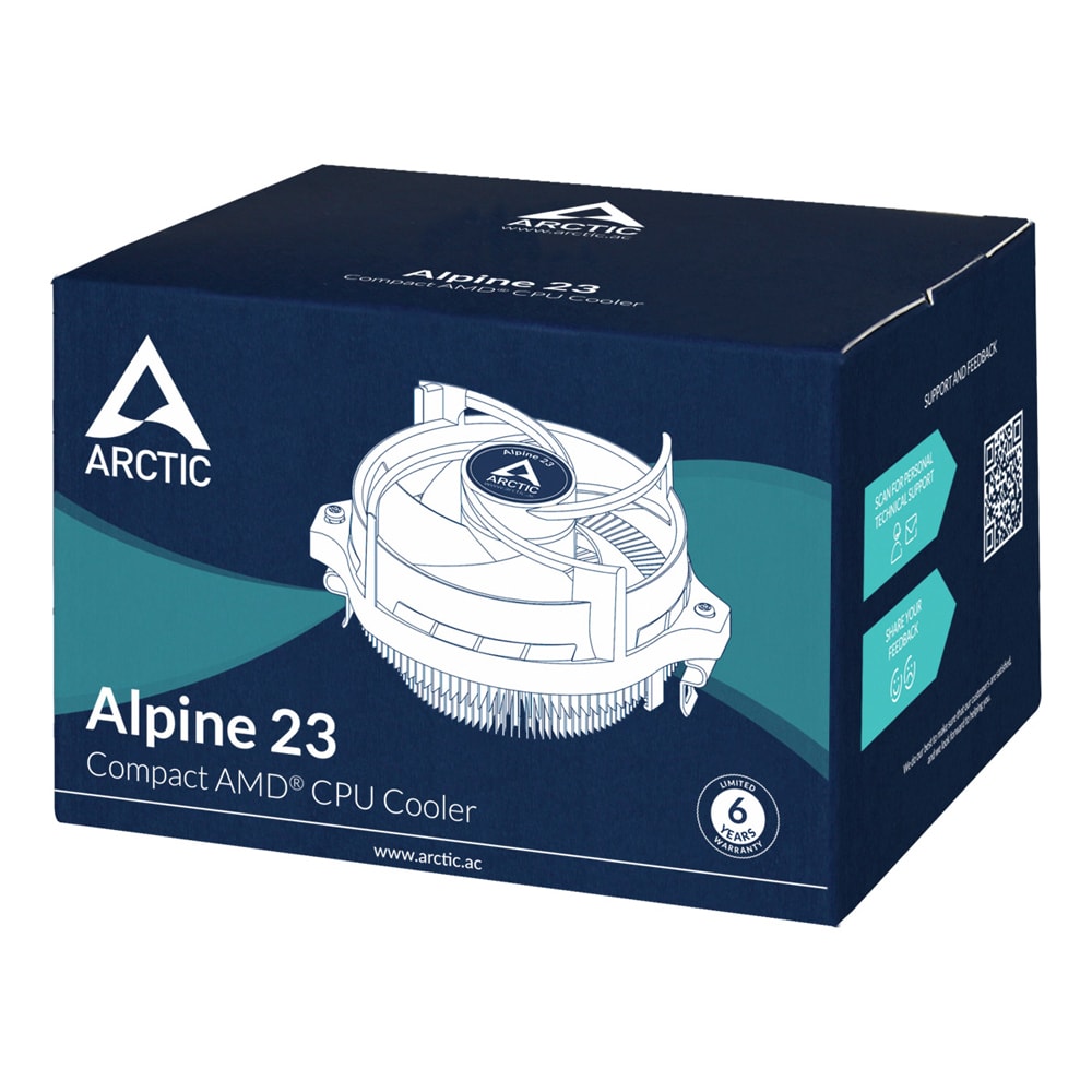 Cooler procesor ARCTIC Alpine 23 AMD, 90 mm, ACALP00035A