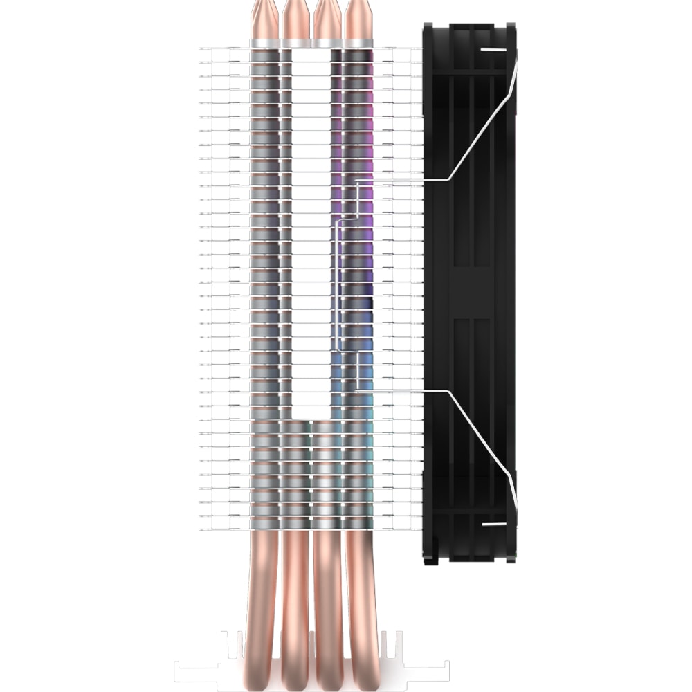Cooler procesor AQIRYS Puck Pro 2.0, 120mm, iluminare RGB