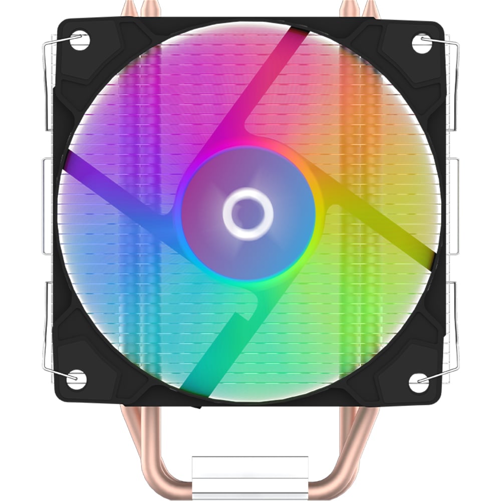 Cooler procesor AQIRYS Puck Pro 2.0, 120mm, iluminare RGB