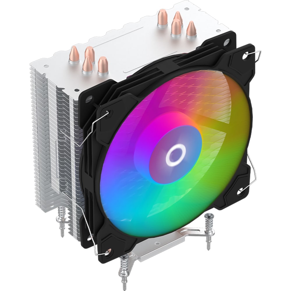 Cooler procesor AQIRYS Puck Pro 2.0, 120mm, iluminare RGB