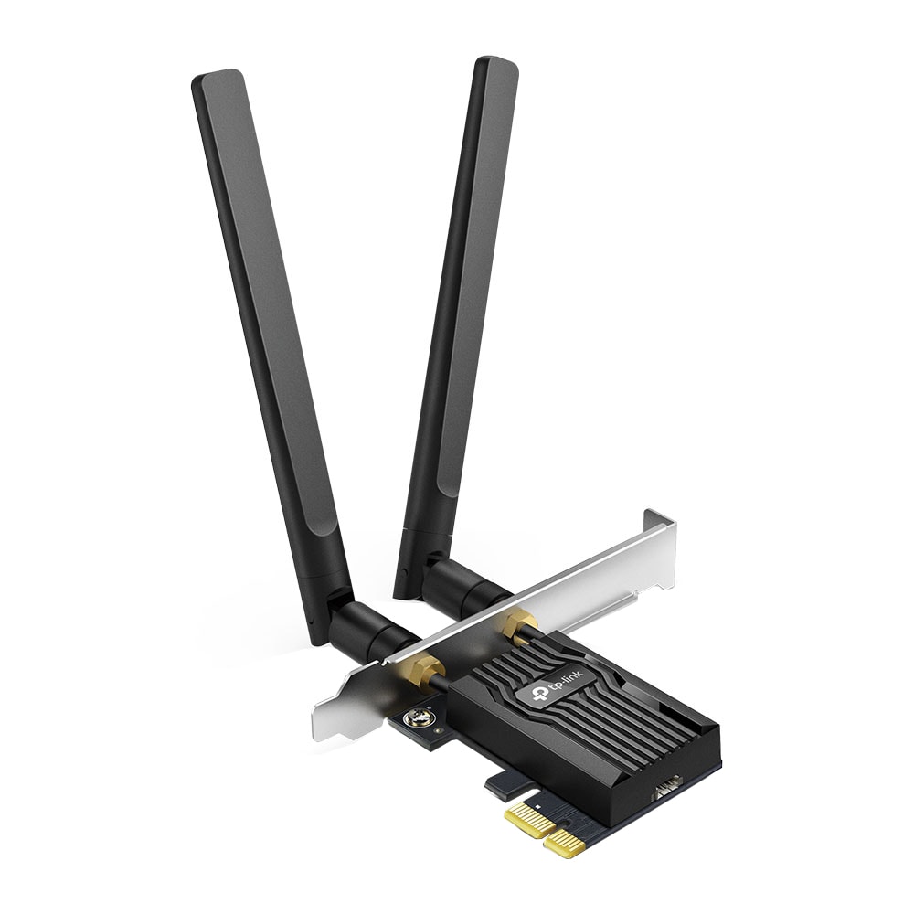 Placa de retea Wireless TP-LINK Archer TX55E AX3000, Dual Band 574 + 2402 Mbps