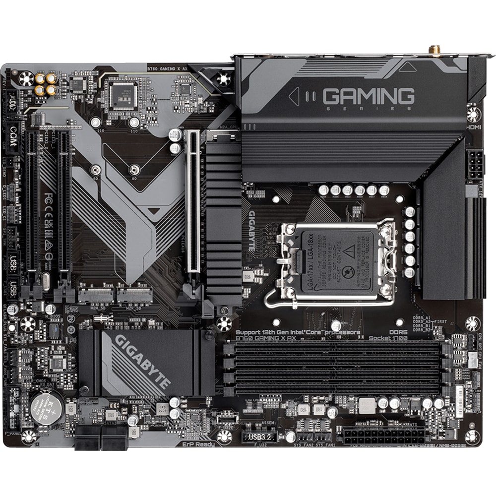 Placa de baza GIGABYTE B760 GAMING X AX, Socket 1700, ATX