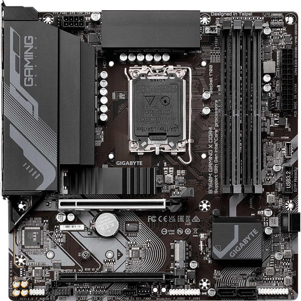 Placa de baza GIGABYTE B760M GAMING X DDR4, Socket 1700, mATX
