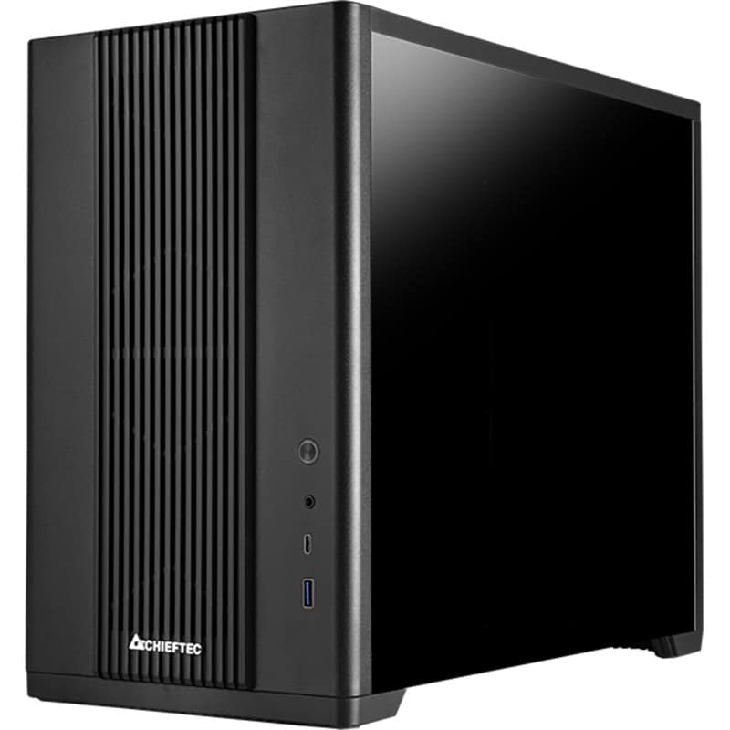 Carcasa CHIEFTEC Uni Mini BX-10B-OP, USB Type C, fara sursa, negru