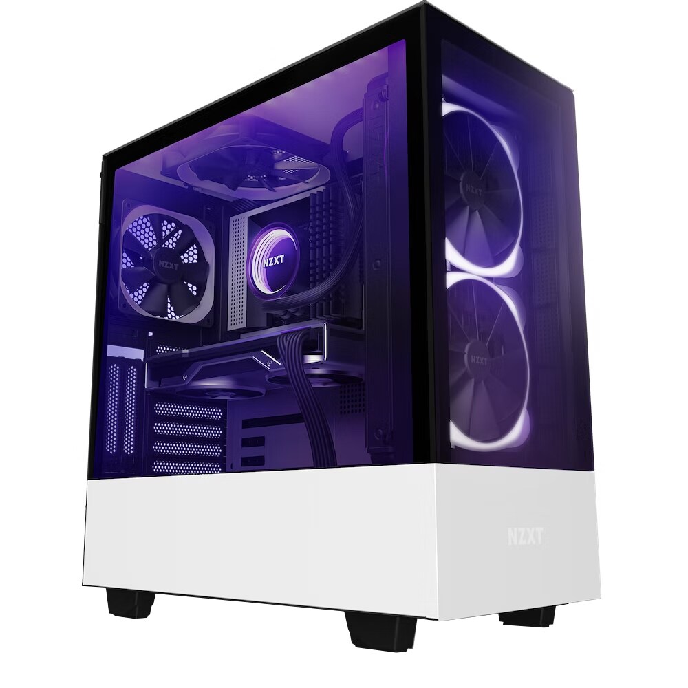 Carcasa PC NZXT H510 Elite, USB 3.2 Gen2, fara sursa, alb