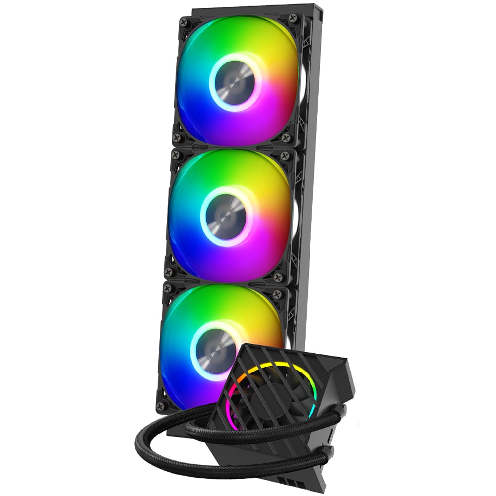 Cooler procesor cu racire lichida ID-COOLING Dashflow 360 XT ARGB, 3x120mm, DASHFLOW-360-XT