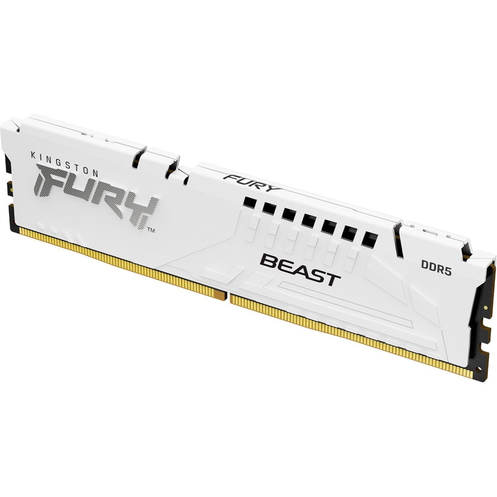 Memorie desktop KINGSTON Fury Beast White Expo, 32GB DDR5, 6000MHz, CL36, KF560C36BWE-32