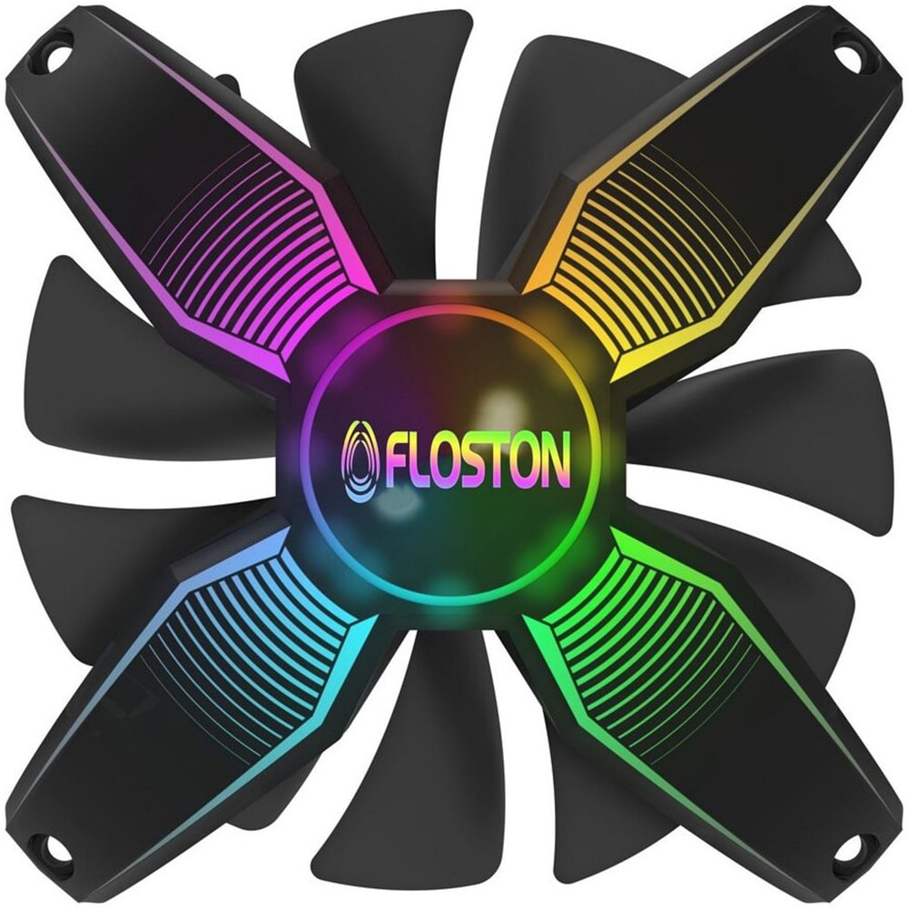 Ventilator FLOSTON Fameless Gaming RGB, 120 mm