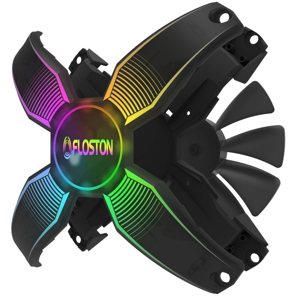 Ventilator FLOSTON Fameless Gaming RGB, 120 mm