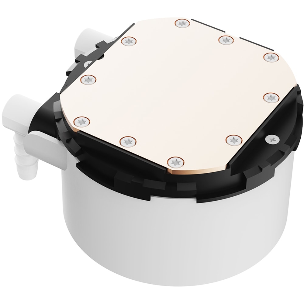 Cooler procesor cu racire lichida ID-COOLING FX240 ARGB White, 2x120mm, FX240-ARGB-WH