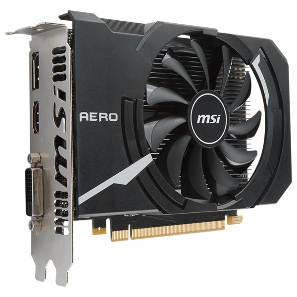 Placa video NVIDIA MSI GeForce GTX 1050 Ti AERO ITX OC, 4GB GDDR5, 128bit, GTX 1050 TI AERO ITX 4G OC