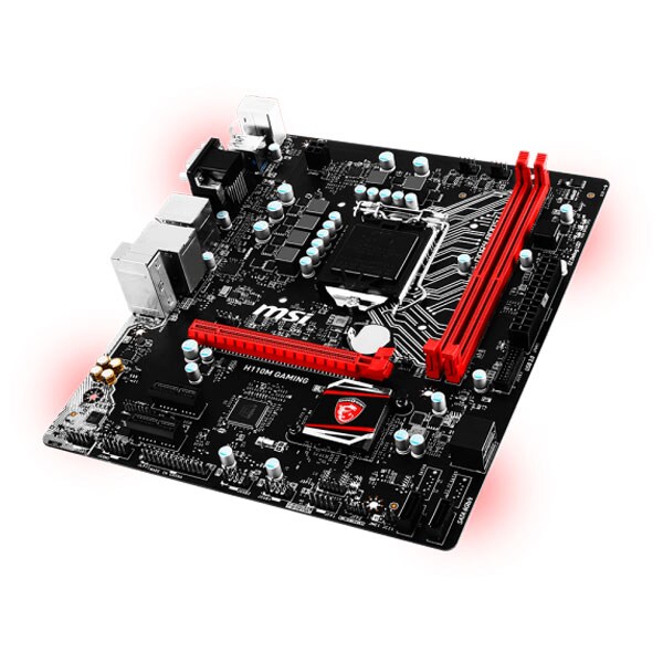 Placa de baza MSI H110M GAMING, Socket 1151, mATX