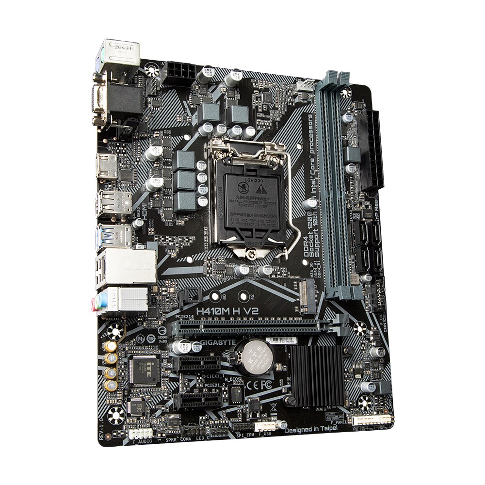 Placa de baza GIGABYTE H410M H V2, Socket 1200, mATX