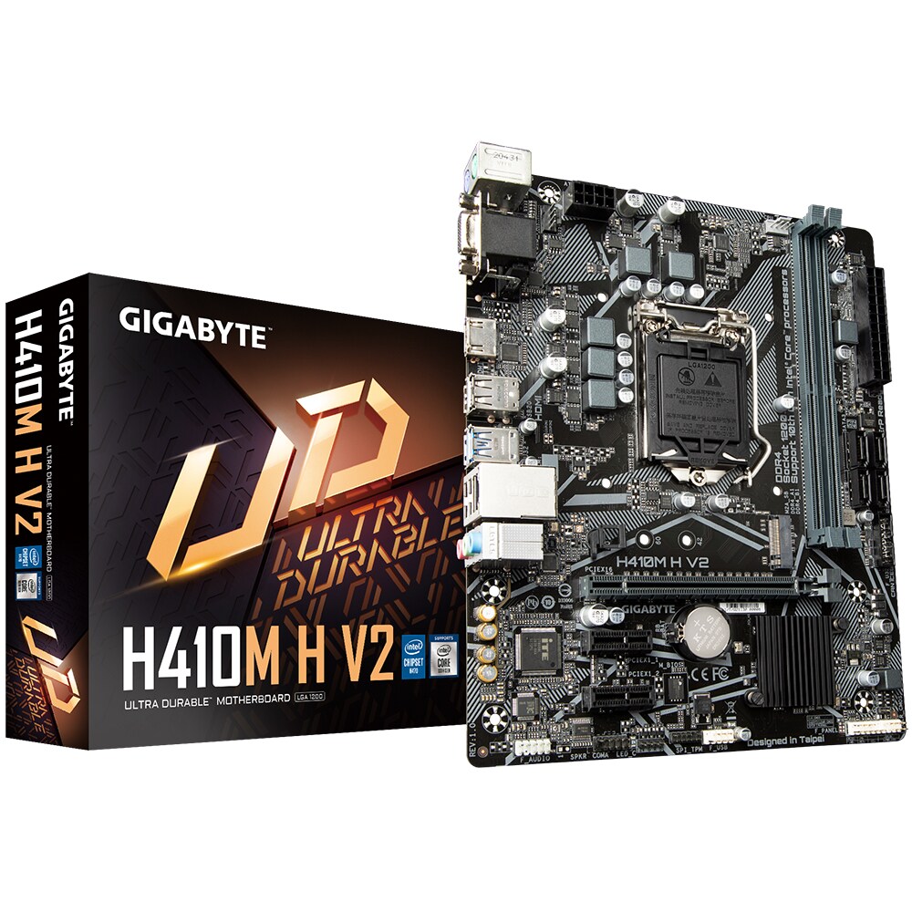 Placa de baza GIGABYTE H410M H V2, Socket 1200, mATX