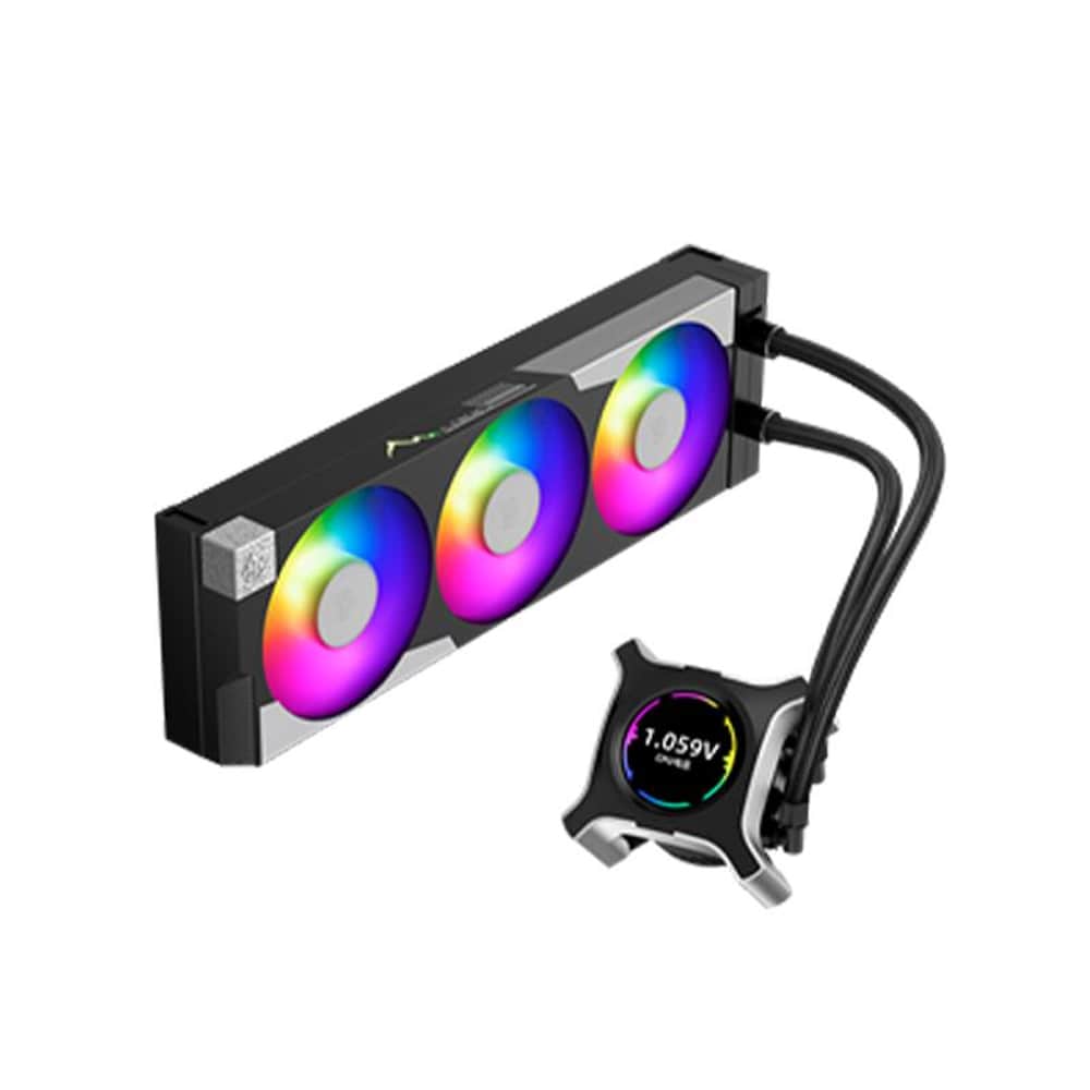 Cooler procesor cu racire lichida SEGOTEP KL-II-360-ARGB-BK, 3x120mm, Iluminare ARGB, negru
