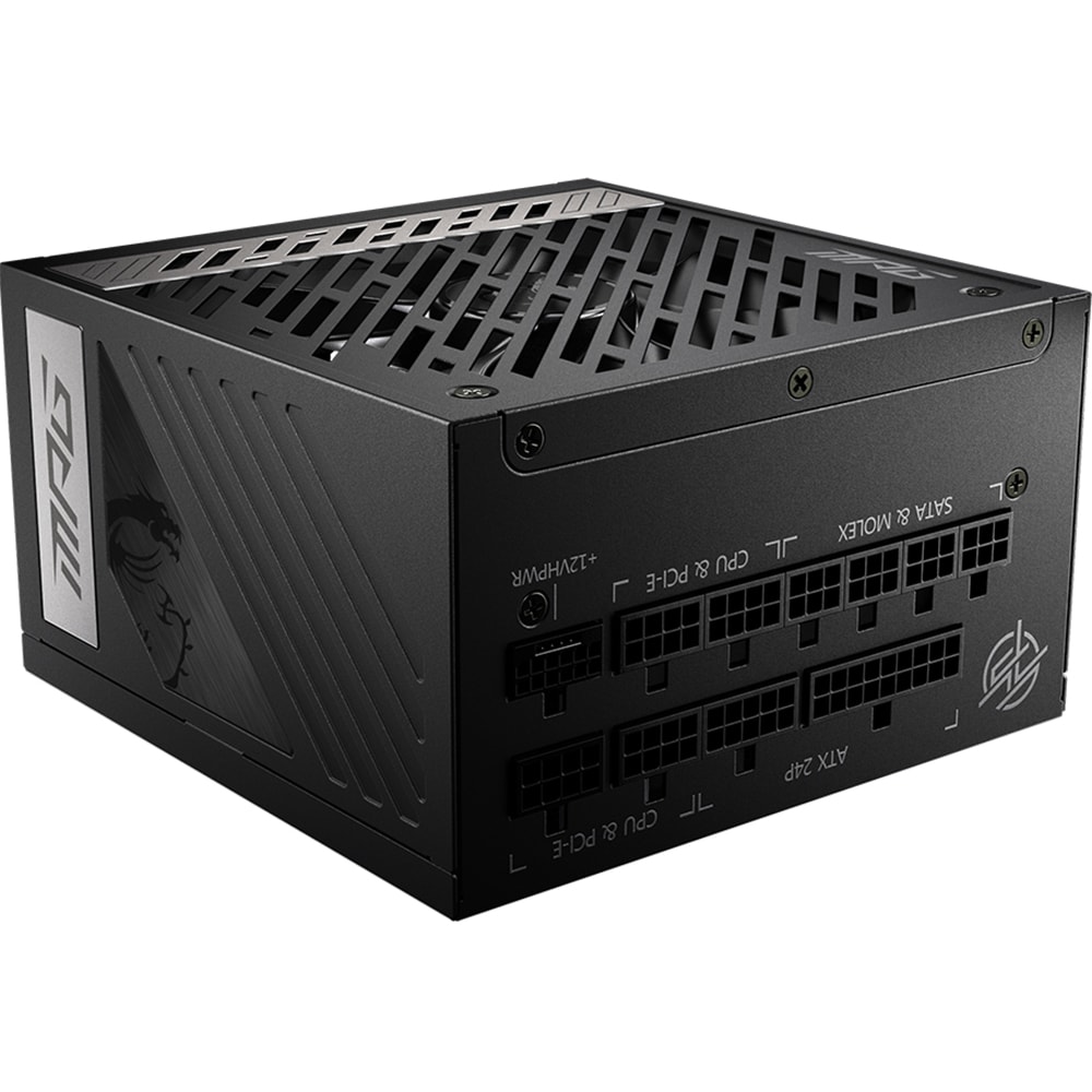 Sursa PC MSI MPG A1000G PCIE5, 1000W, 135mm, 80 Plus Gold, Full Modular