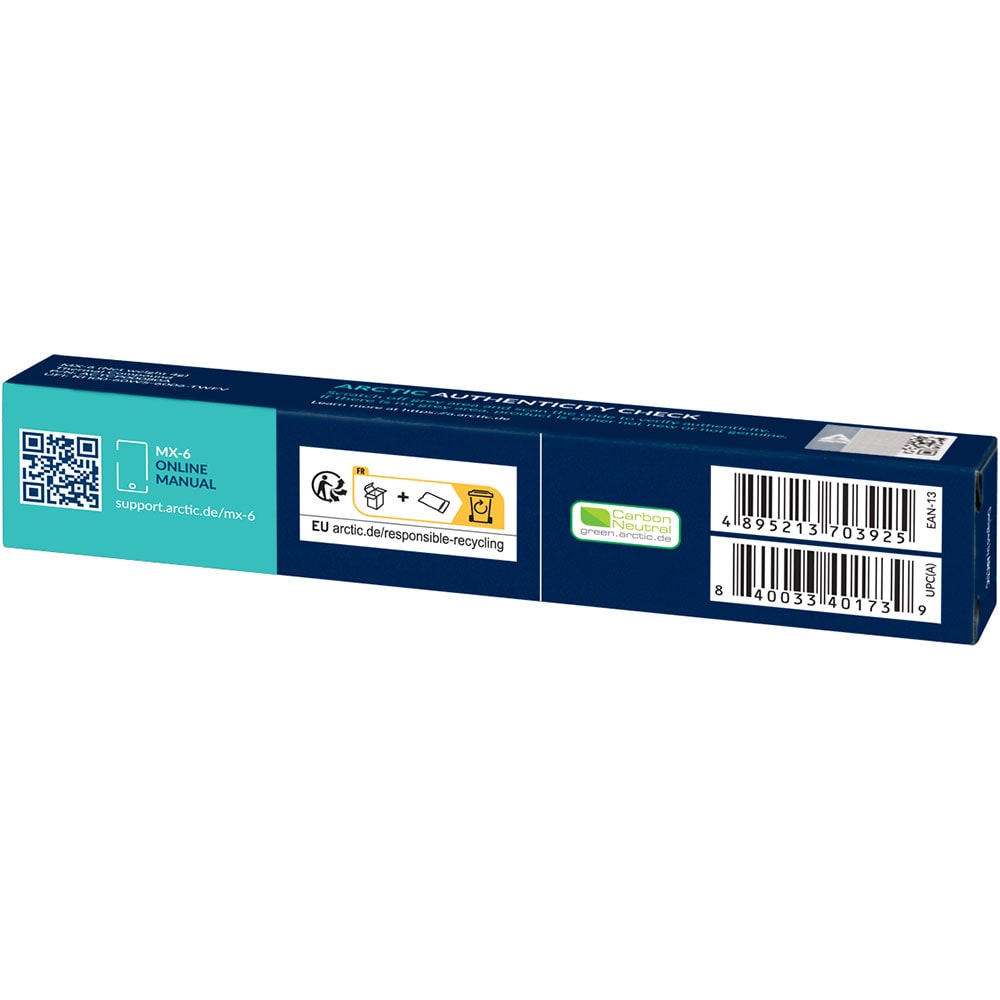Pasta termoconductoare ARCTIC MX-6, 4g