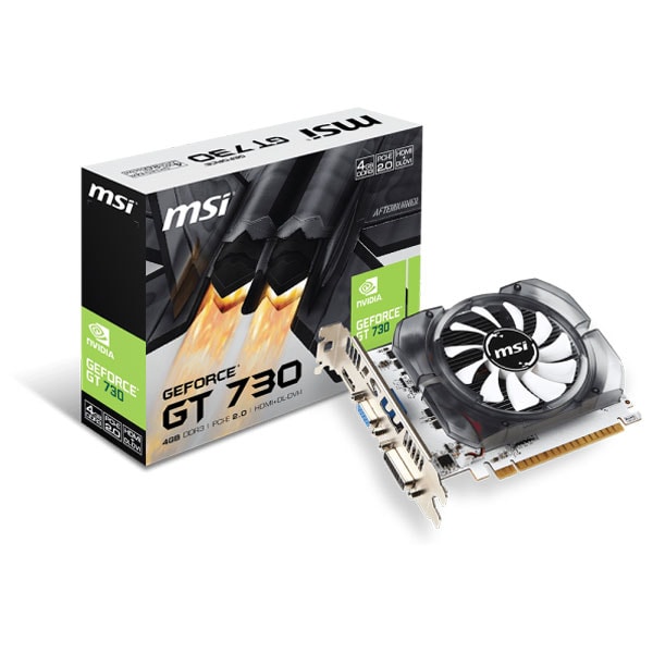 Placa video MSI nVidia GeForce GT 730, N730-4GD3V2, 4GB DDR3, 128bit 