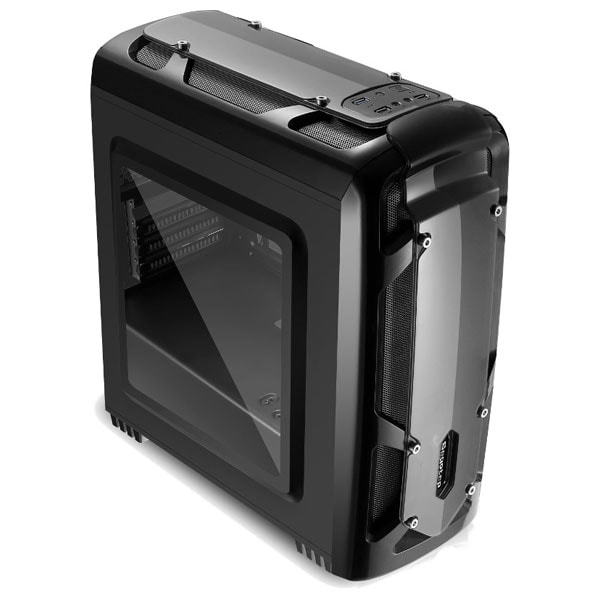 Carcasa PC SEGOTEP Polar Light negru, 2 x USB 2.0, 1 x USB 3.0, mATX, POLARLGH-BK