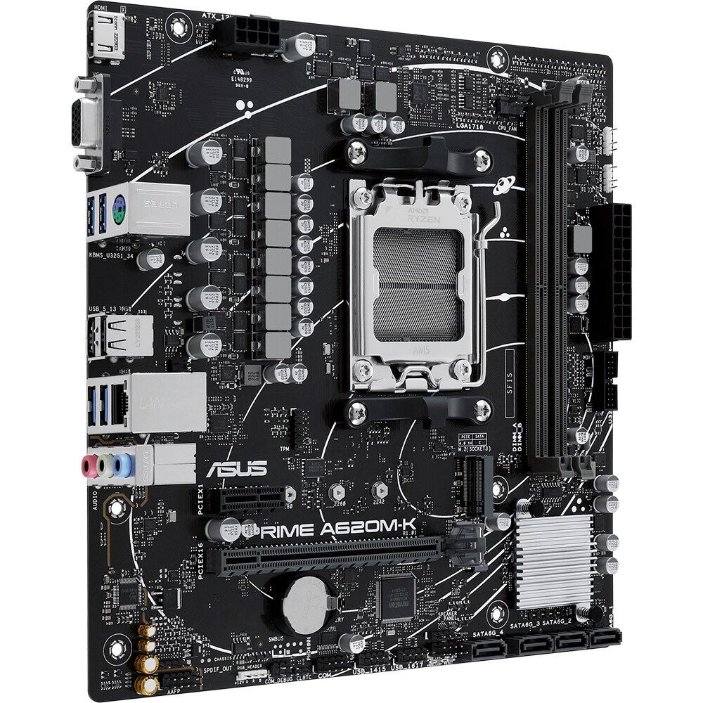 Placa de baza ASUS PRIME A620M-K, Socket AM5, mATX