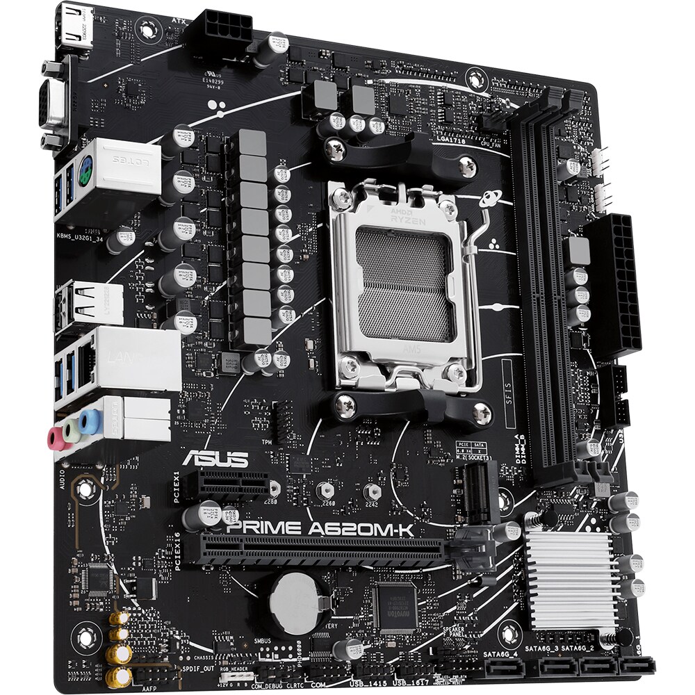 Placa de baza ASUS PRIME A620M-K, Socket AM5, mATX