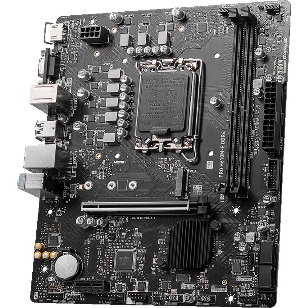 Placa de baza MSI PRO H610M-E DDR4, Socket 1700, mATX