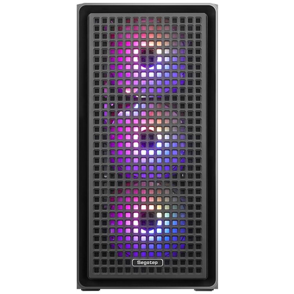 Carcasa PC SEGOTEP Radiant Black, USB 3.0, Fara sursa, negru