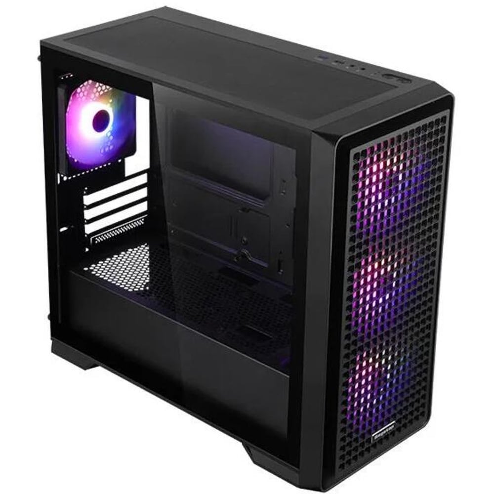 Carcasa PC SEGOTEP Radiant Black, USB 3.0, Fara sursa, negru