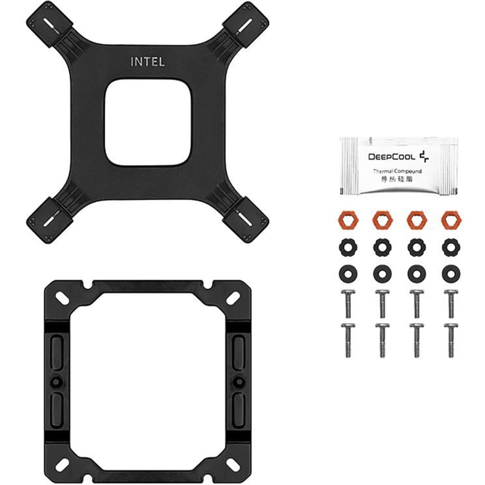 Cooler procesor DEEPCOOL AG400, aRGB, 120mm, negru