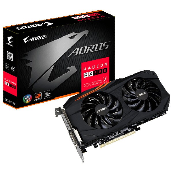 Placa video GIGABYTE AMD AORUS Radeon RX 580, 8GB GDDR5, 256bit, RX580AORUS-8GD
