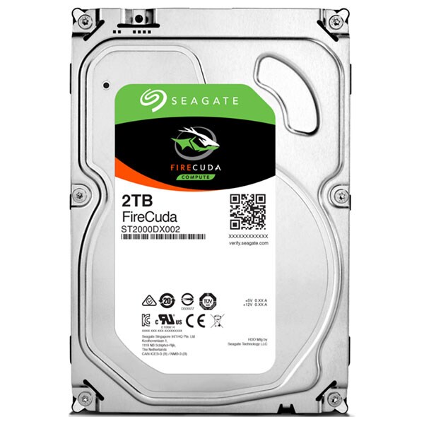 Solid State Hybrid Drive (SSHD) SEAGATE FireCuda SSHD 2TB + 8GB cache, 7200RPM, SATA3, 64MB, ST2000DX002