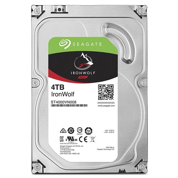 Hard Disk NAS SEAGATE IronWolf, 4TB, 5900RPM, SATA3, 64MB, ST4000VN008