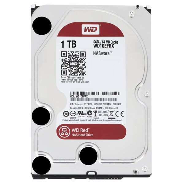 Hard Disk NAS WESTERN DIGITAL Red, 1TB, IntelliPower, SATA3, 64MB, WD10EFRX