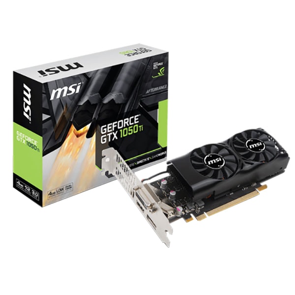 Placa video MSI NVIDIA GeForce GTX 1050 Ti 4GT LP, 4GB GDDR5, 128bit