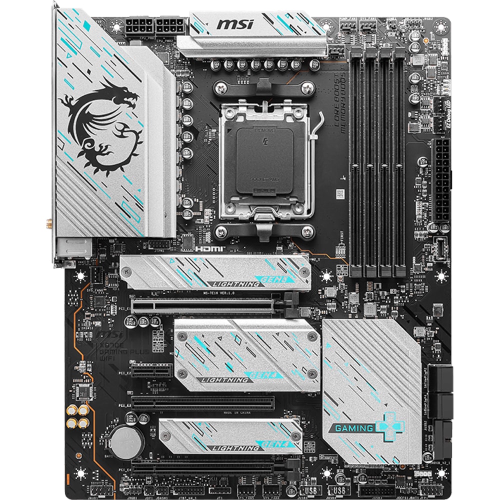 Placa de baza MSI X670E GAMING PLUS WIFI, Socket AM5, ATX