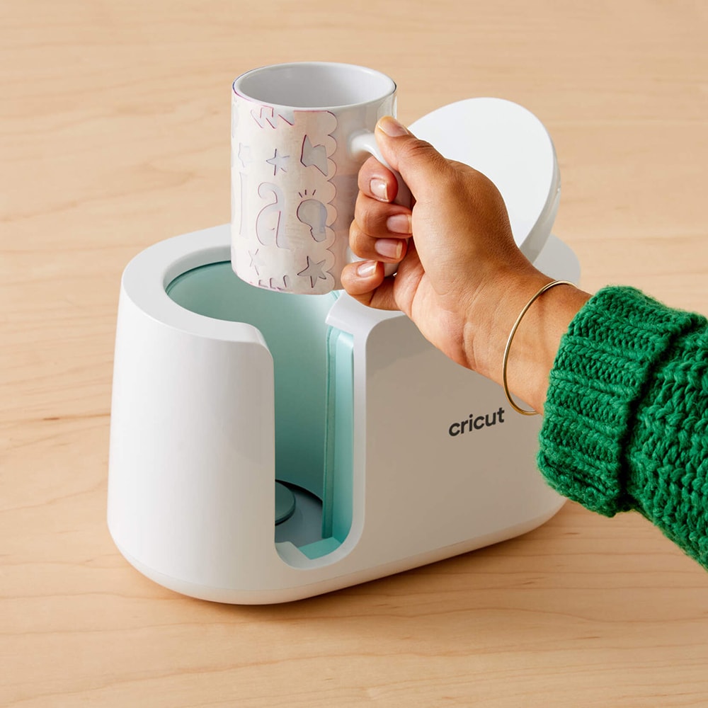 Set cani CRICUT Ceramic Mug Blank, 0.35l, 2 bucati, alb