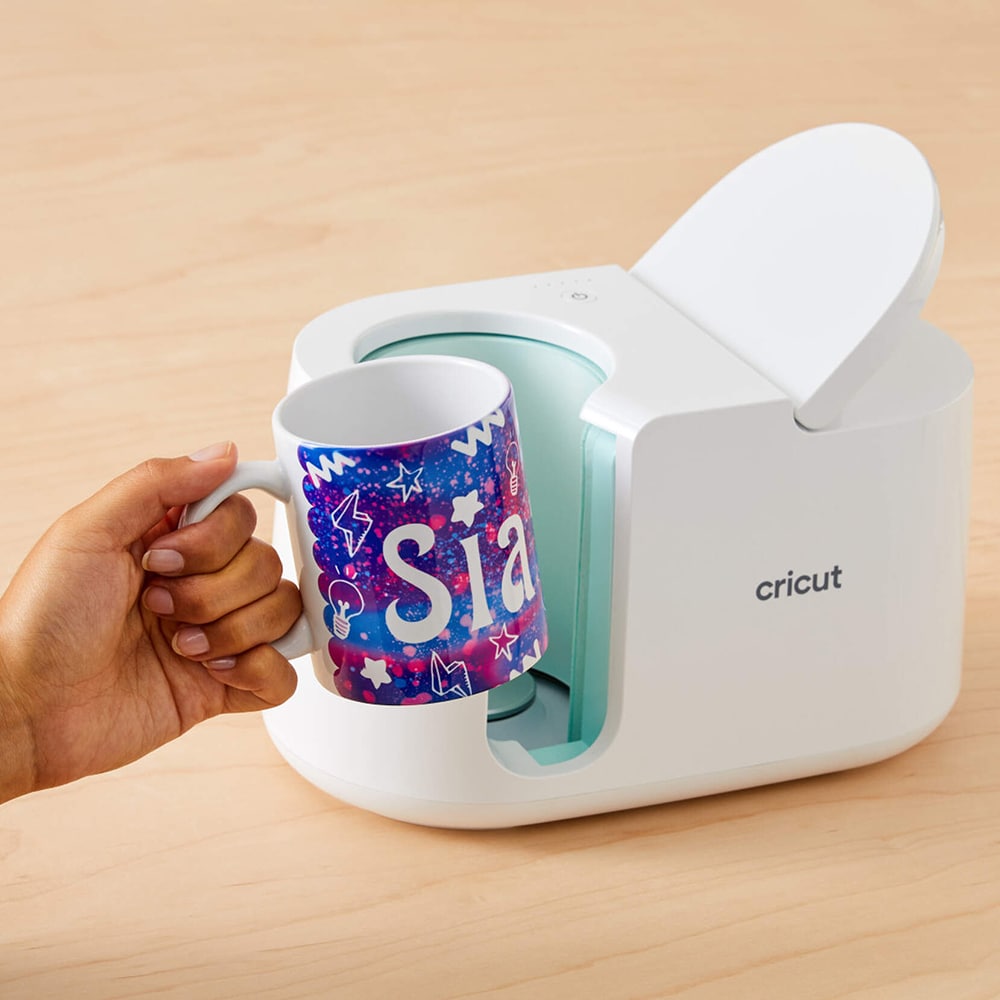 Set cani CRICUT Ceramic Mug Blank, 0.35l, 2 bucati, alb