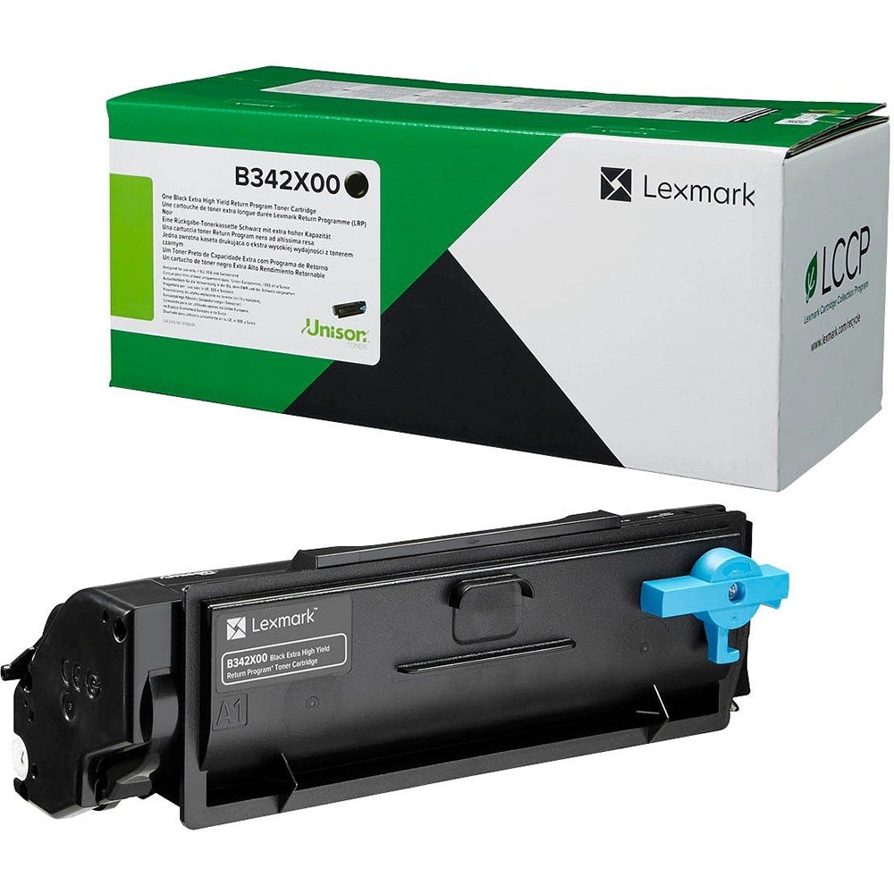 Toner original LEXMARK B342X00, negru