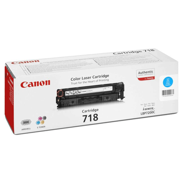 TONER ORIGINAL CANON CRG-718B BLACK