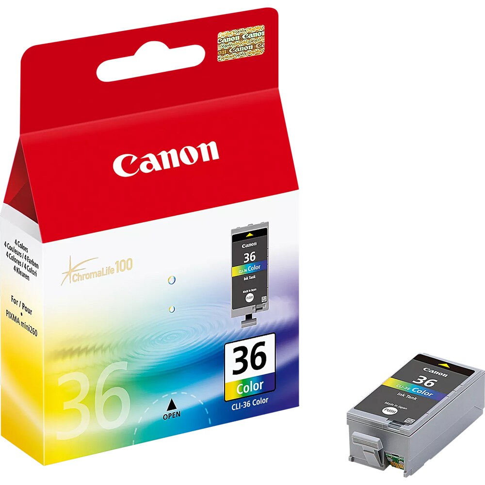 Cartus original Canon Cl 36, color