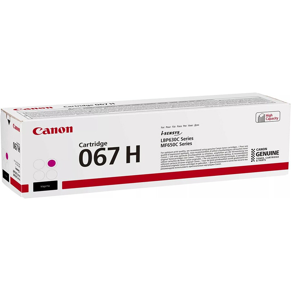 Toner original CANON 067 H, magenta