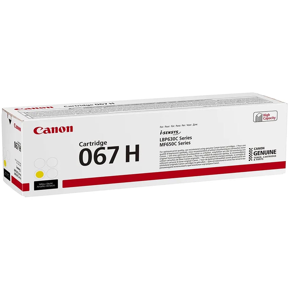 Toner original CANON 067 H, galben