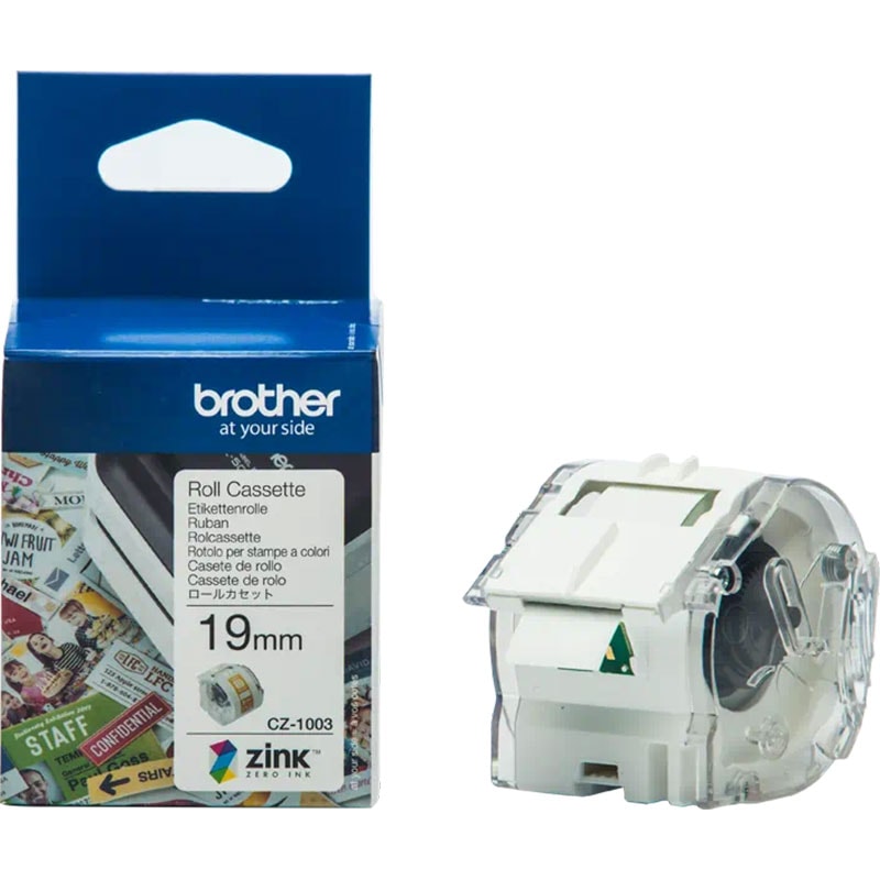 Banda etichete BROTHER CZ-1003, 19 mm, 5 m, multicolor