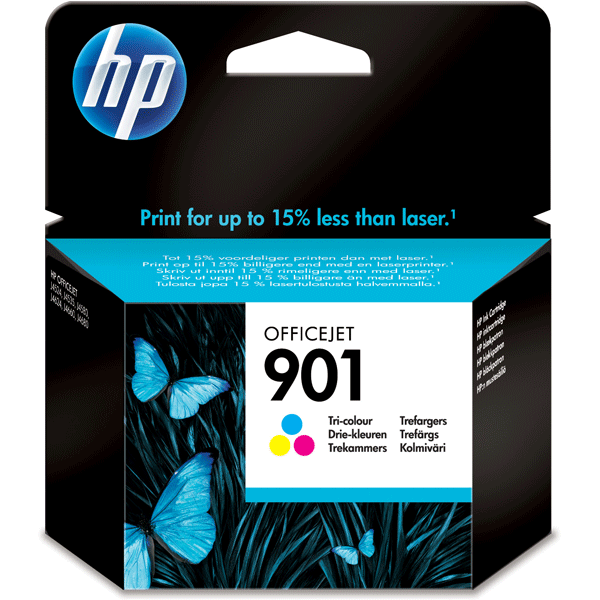 Cartus original HP 901 (CC656AE), tricolor