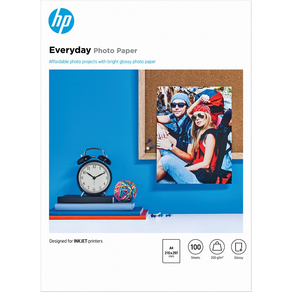 Hartie foto originala HP Everyday Semi-gloss Q2510HF, A4, 100 coli