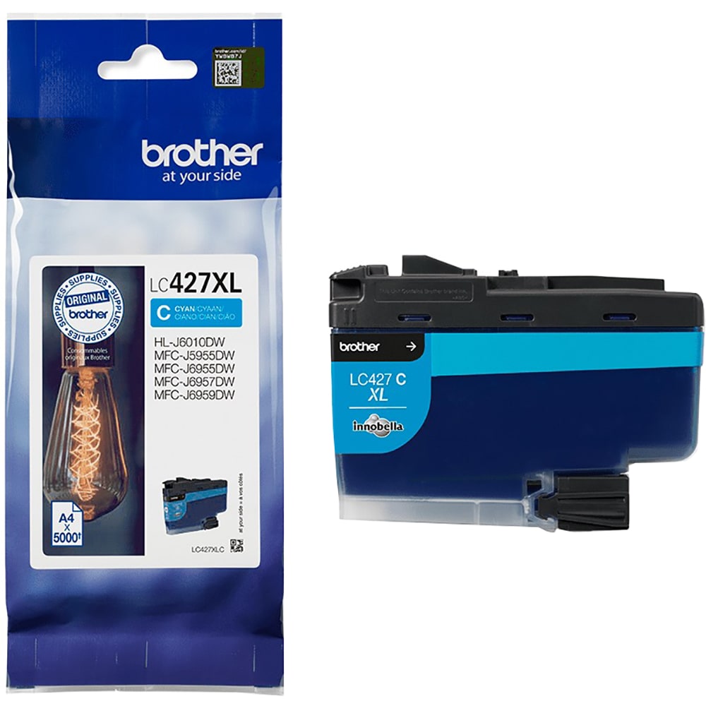 Cartus original BROTHER LC427XLC, cyan